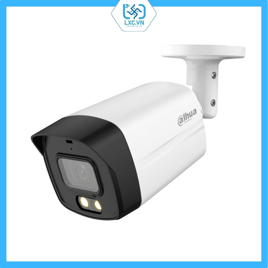 Camera Analog HDCVI 2MP Full Color DAHUA DH-HAC-HFW1239TLMP-A-LED-S2 I Chính hãng